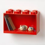 8-Stud Brick Shelf – Bright Red - Image 3