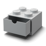 4-Stud Desk Drawer – Gray