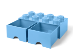 8-Stud Brick Drawer – Light Blue - Image 3