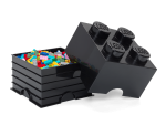 4-Stud Storage Brick – Black - Image 4