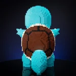 LEGO® Squirtle – Iconic Pokémon Brick Sculpture - Image 8