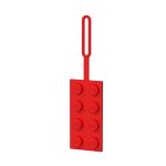 2x4 Red Luggage Tag - Image 2