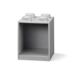4-Stud Brick Shelf – Gray