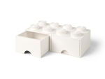 8-Stud Brick Drawer – White - Image 2