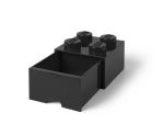 LEGO® 4-Stud Black Storage Brick Drawer